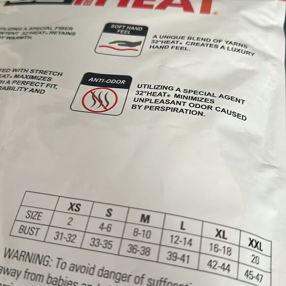 32 Degrees | Long Sleeve Scoop Neck Shirt In Black Size L - Picture 3 of 4